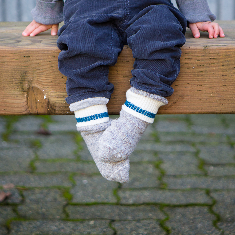 KIDS LITTLE CAMPER WOOL SOCKS