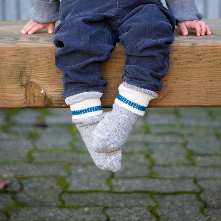 KIDS LITTLE CAMPER WOOL SOCKS