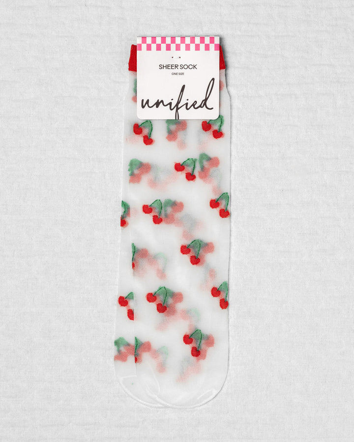 SHEER FRUIT SOCKS