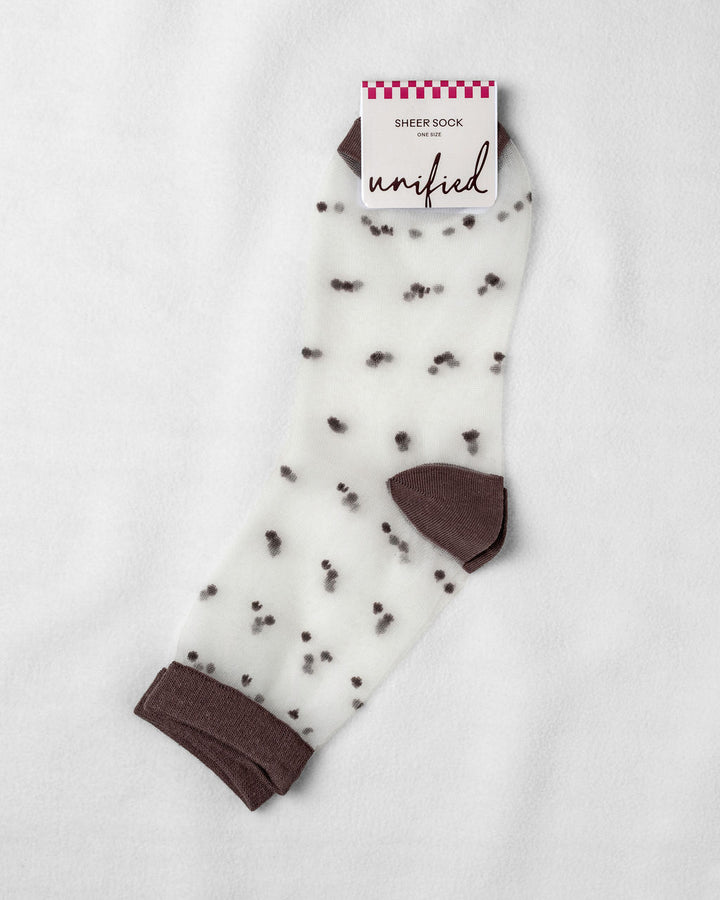 SHEER DOTS SOCKS