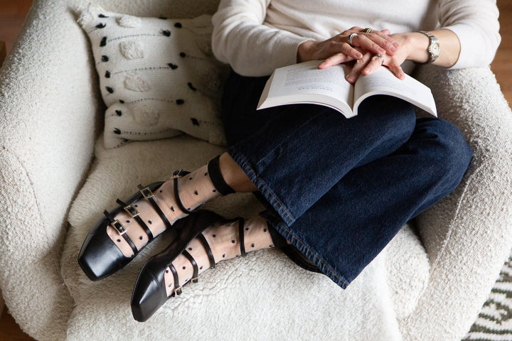 SHEER DOTS SOCKS