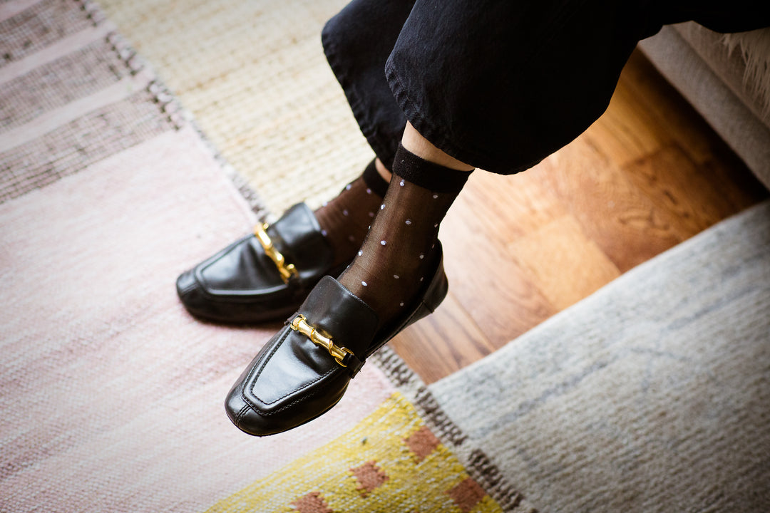 SHEER DOTS SOCKS