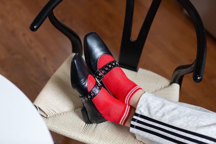 MESH SNEAKER SOCKS DRESS FOR SUCCESS