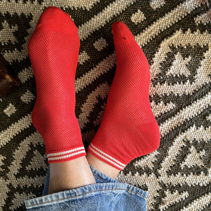 MESH SNEAKER SOCKS DRESS FOR SUCCESS