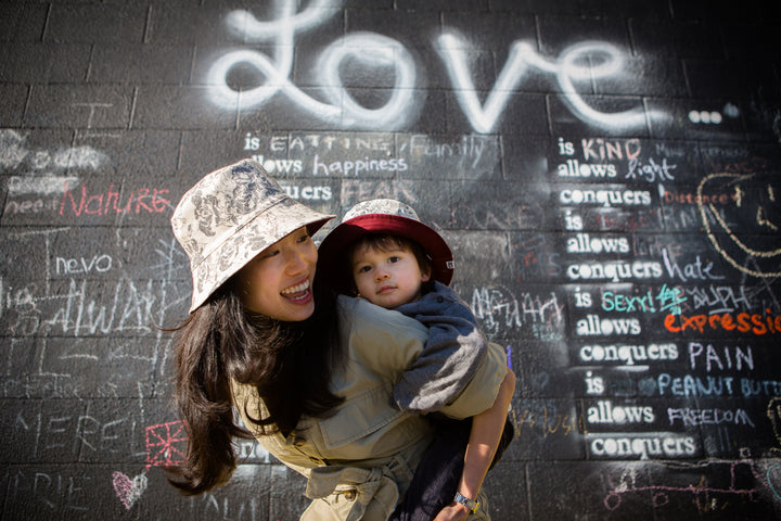 KIDS REVERSIBLE CORDUROY BUCKET HATS